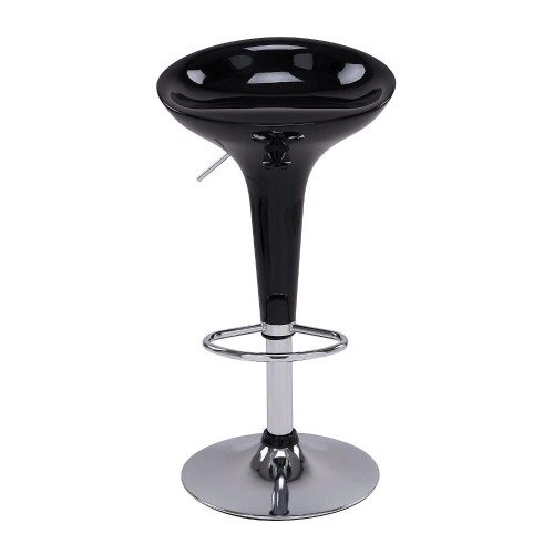 Banqueta Bar Tulipa Preto - Lar Sereno