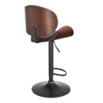 Banqueta Giratória Bergen Preta - Lar Sereno