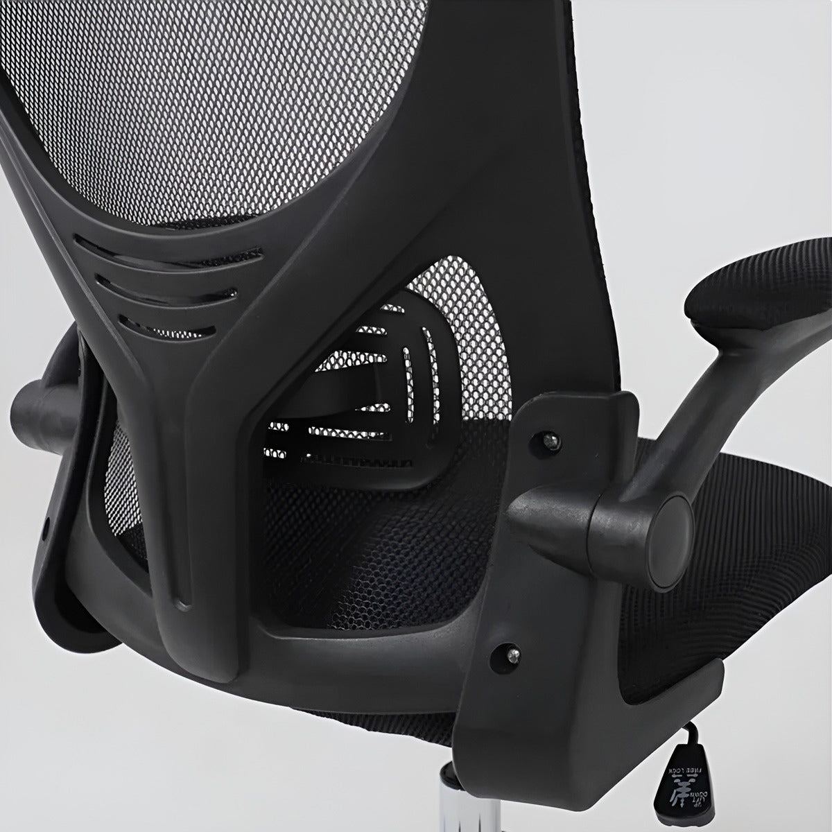 Kit 2 Cadeira De Escritório Giratória Preta Com Rodinhas Cor Preto - Lar Sereno