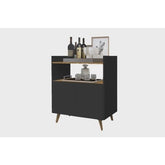 Buffet 2 Portas 1 Nicho 1 Prateleira Suiça - Lar Sereno