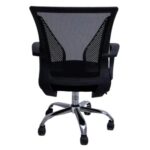 Cadeira de Escritório Prizi Lung – Preta - Lar Sereno