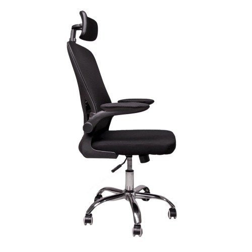 Cadeira De Escritório Efa Working Preta Cor Preto Material Do Estofamento Mesh - Lar Sereno