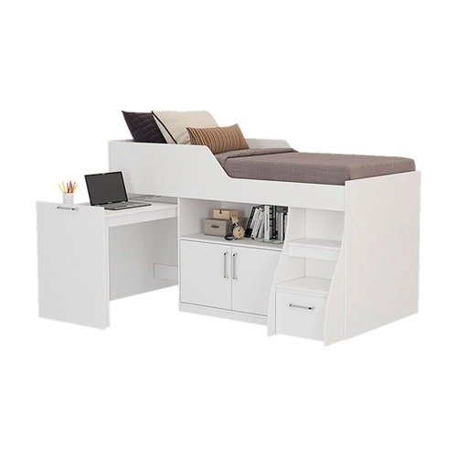 Cama Multifuncional Bianca ii Branco - Lar Sereno