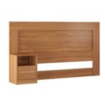 Cabeceira Box Casal London cMesa Branco - Lar Sereno