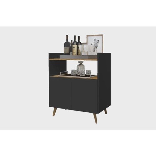 Buffet 2 Portas 1 Nicho 1 Prateleira Suiça - Lar Sereno