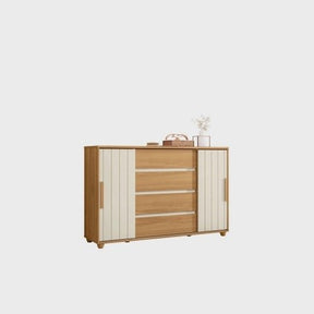 Cômoda 2 Portas Correr 4 Gavetas Evidenza - Lar Sereno