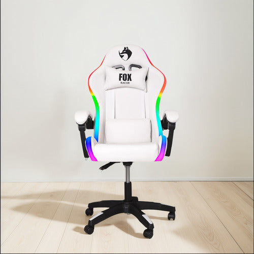 Cadeira Gamer Fox Racer Nordic Branca B98 - Lar Sereno
