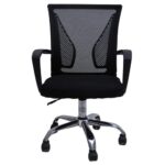 Cadeira de Escritório Prizi Lung – Preta - Lar Sereno