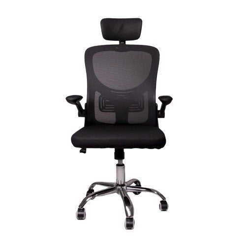 Cadeira De Escritório Efa Working Preta Cor Preto Material Do Estofamento Mesh - Lar Sereno