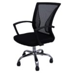 Cadeira de Escritório Prizi Lung – Preta - Lar Sereno