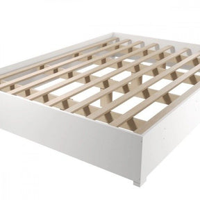 Base Cama Box Casal Imperatriz Com Pés Branco Viero - Lar Sereno