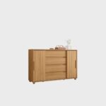 Cômoda 2 Portas Correr 4 Gavetas Evidenza - Lar Sereno